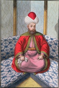 Orkhan (1288-1359), Sultan 1326-59, Türkiye İmparatorlarının Portreleri Dizisinden, 1808 (wc) by English School